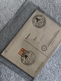 Carte postale oblitérée Hannover 1927 timbre 4 Pfennig Allemagne philatélie (Ref