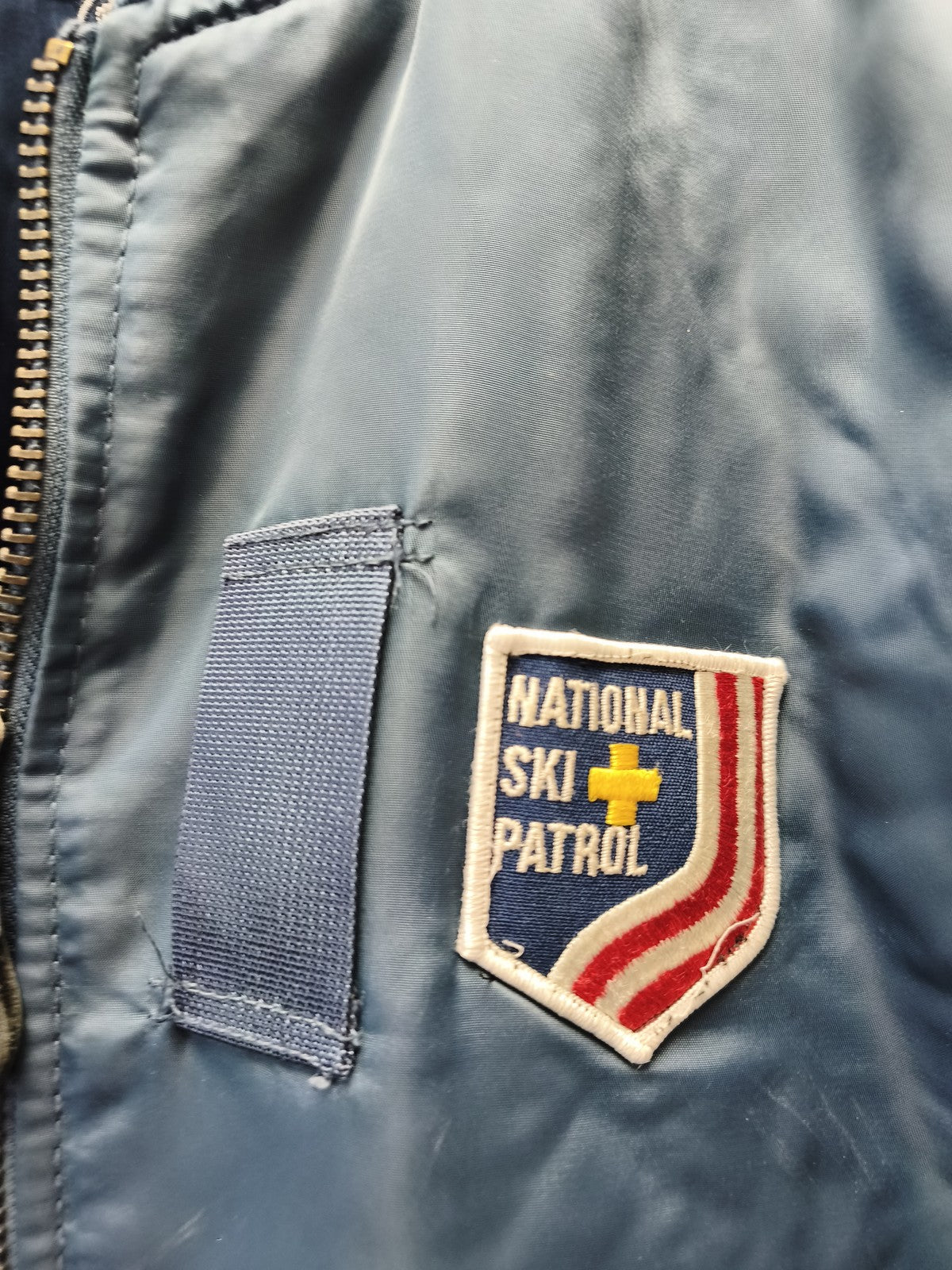Blouson vintage homme XL style aviateur ancien US Air Force Serre Chevalier rétr