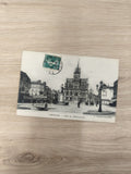 Ancienne carte postale CPA Compiègne Hôtel de Ville timbre noir et blanc