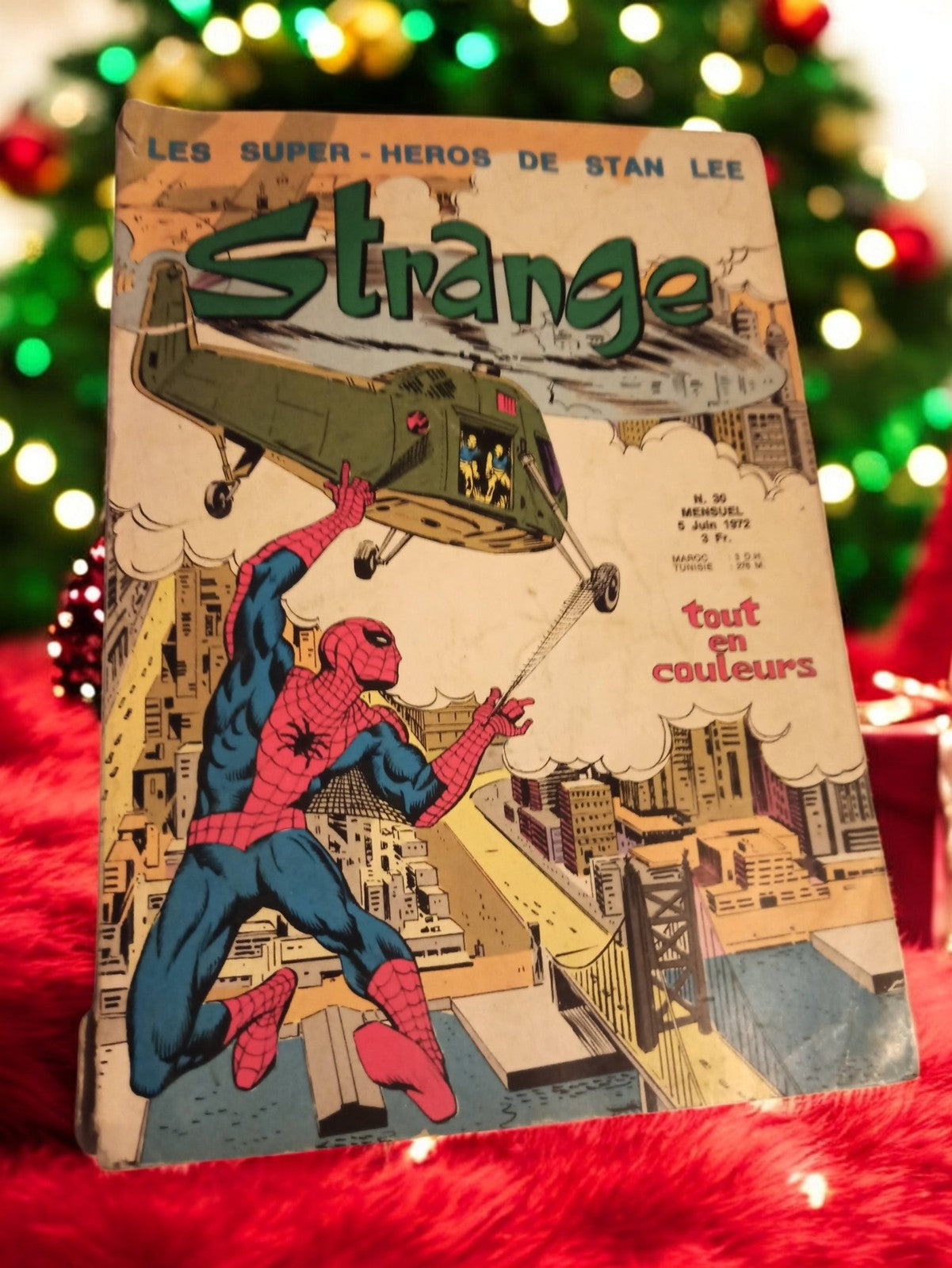 Comics Strange n°30 1972 Spider-Man vintage Marvel tout en couleurs
