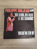 Vinyle 45T Philippe Brejean Fontana Des fleurs des filles chansons + Quelqu?un s