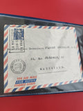 Ancienne enveloppe oblitérée 1953 Martinique Marseille Par Avion philatélie