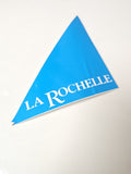 Vintage grand autocollant publicitaire ancien La Rochelle rétro collection déco