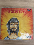 Vinyle 45 tours JESUS DECCA pochette illustrée fond orange Hit Parade luxe