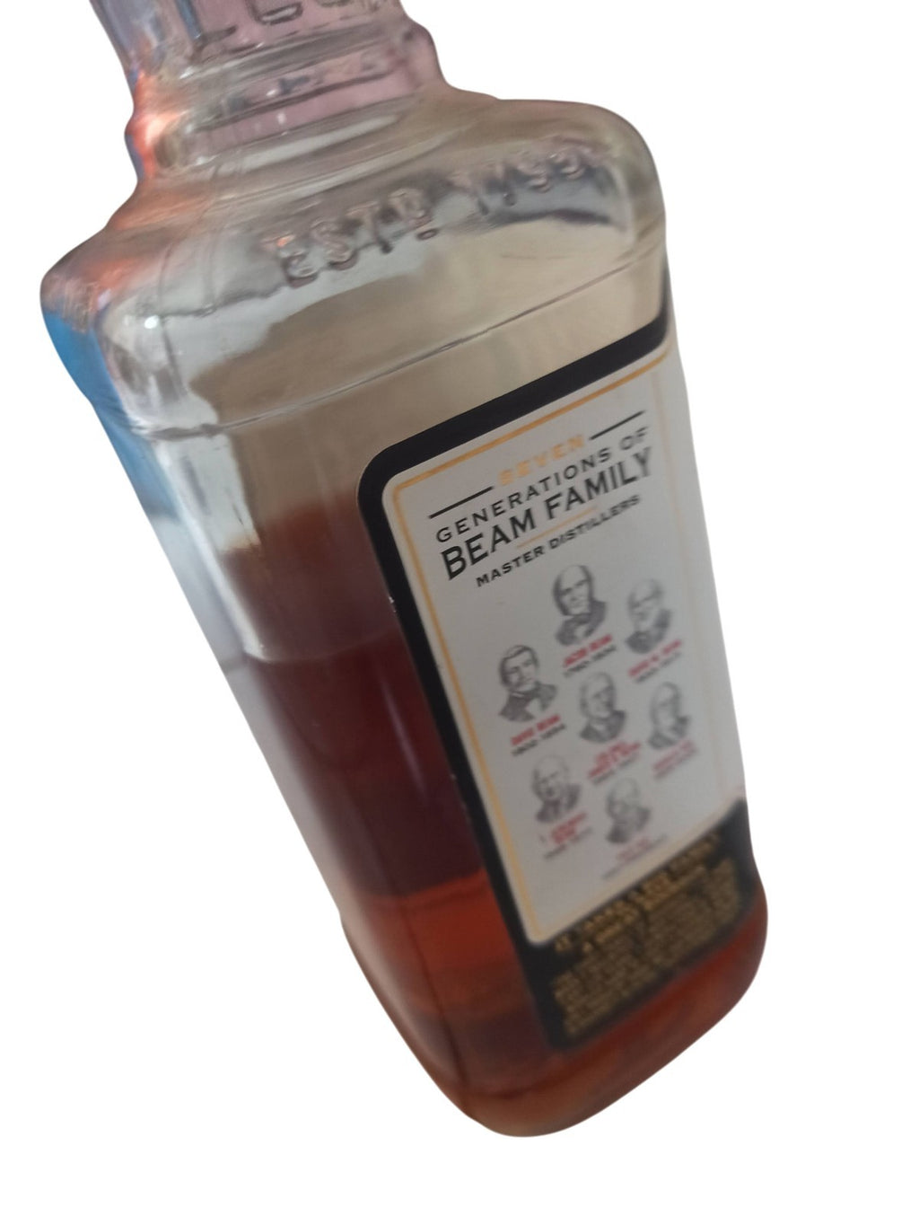 Bouteille Jim Beam Kentucky Bourbon vintage déco rétro ancien flacon whiskey