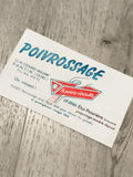 Publicité ancienne Poivrossage Pantin IMA années 50 carte réclame vintage