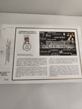 Feuillet philatélique CEF Imprimerie Nationale 350 ans, timbre Premier Jour