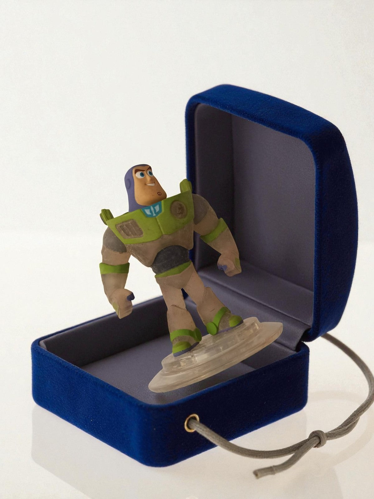 Figurine Buzz l'Éclair Disney Infinity d'occasion, base transparente, jeu vidéo