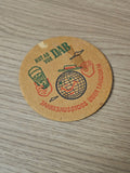 Sous-bock vintage DAB Export ancien, collection bière rétro, objet publicitaire