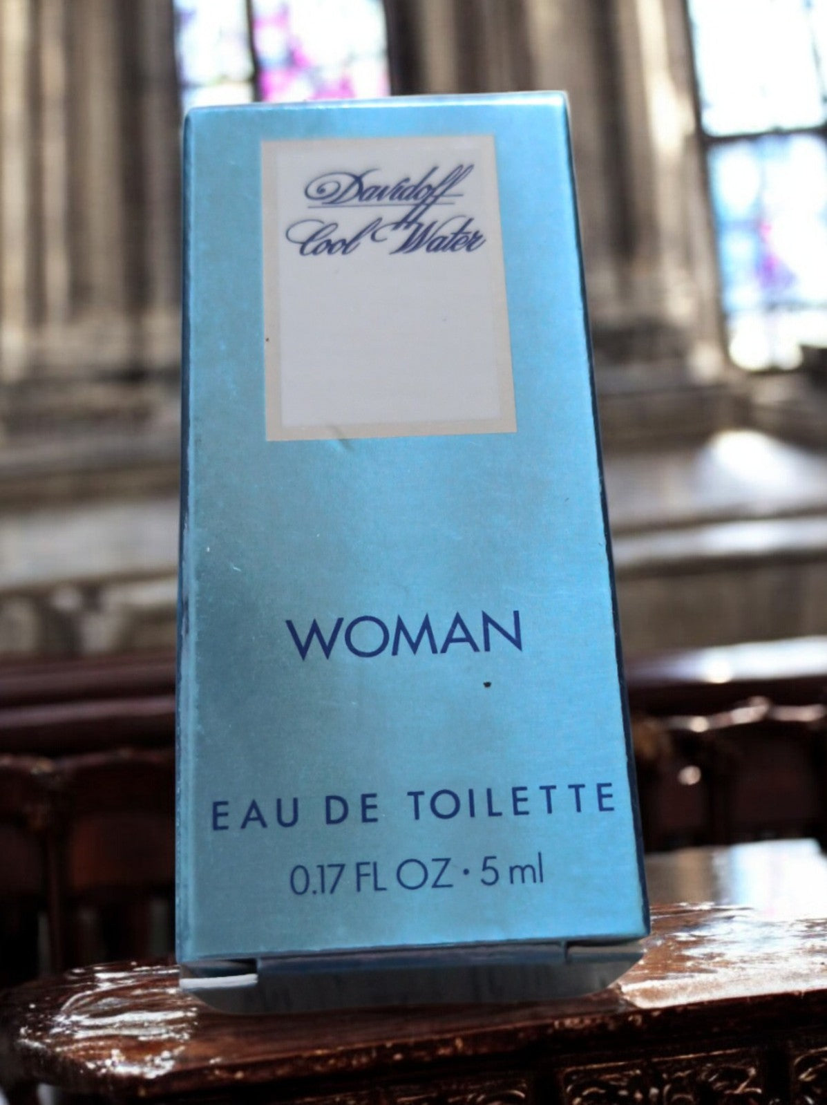 Miniature parfum Davidoff Cool Water Woman vintage avec boîte 5 ml eau de toilet