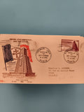 Lettre FDC Bir-Hakeim 1952 timbre 30F France Premier Jour Bataille Paris