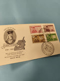 Ancienne enveloppe FDC Vietnam Alexandre de Rhodes timbres commémoratifs