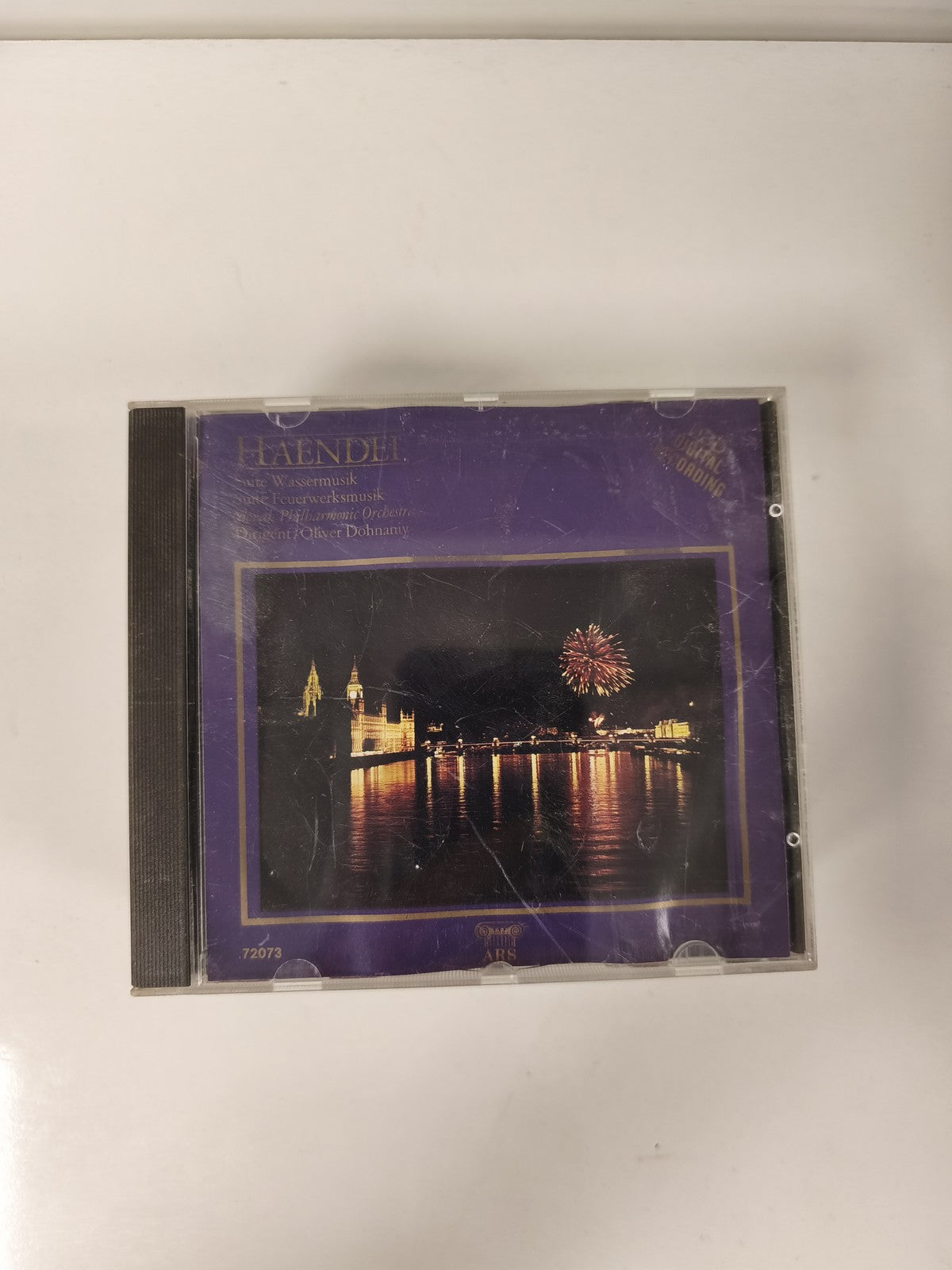 CD Haendel Musique d?eau et de feux d?artifice Philharmonia Orchestre