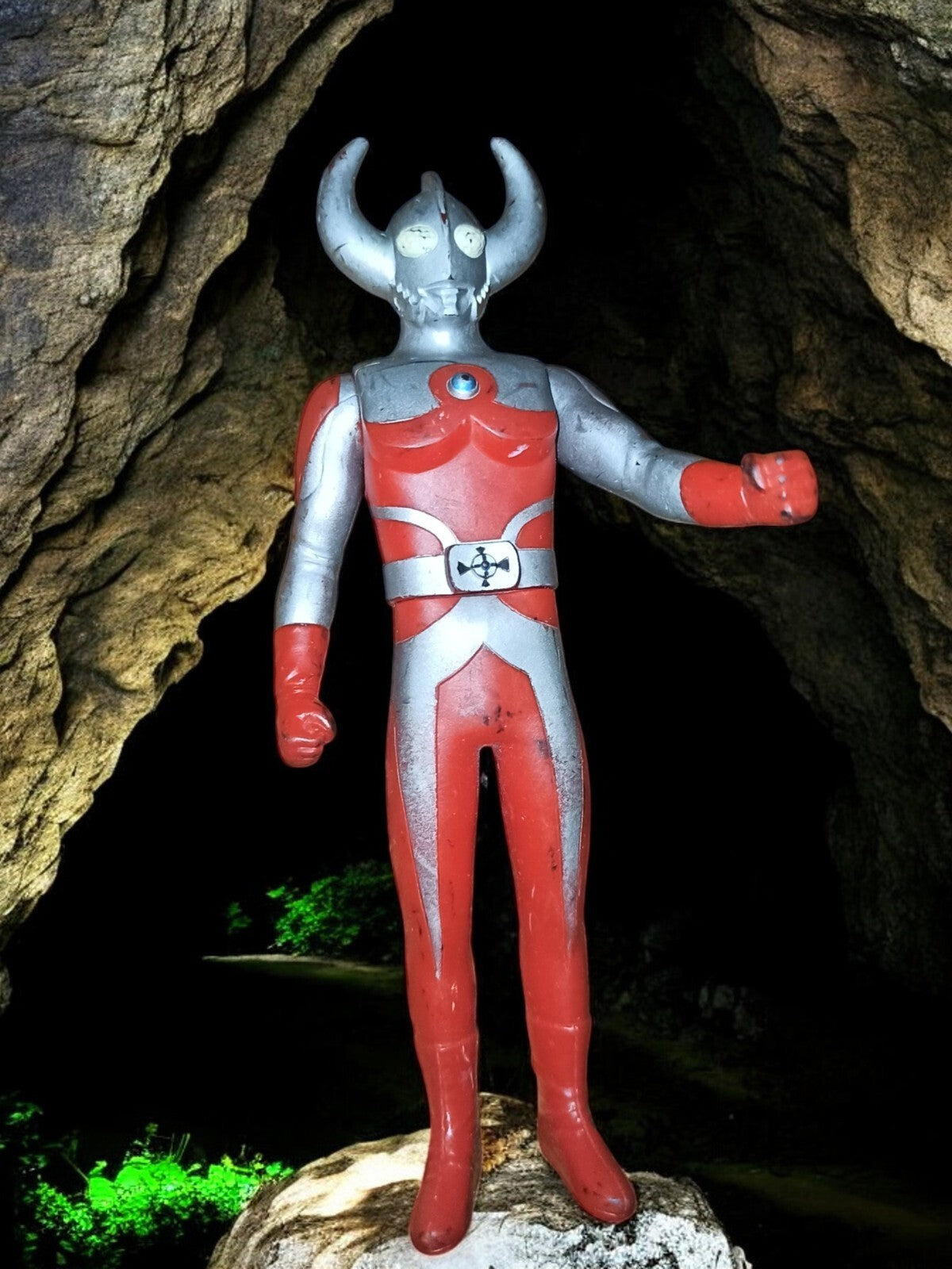 Figurine Ultraman Ultra 500 Japan, rouge argent, Hero Series, jouet japonais