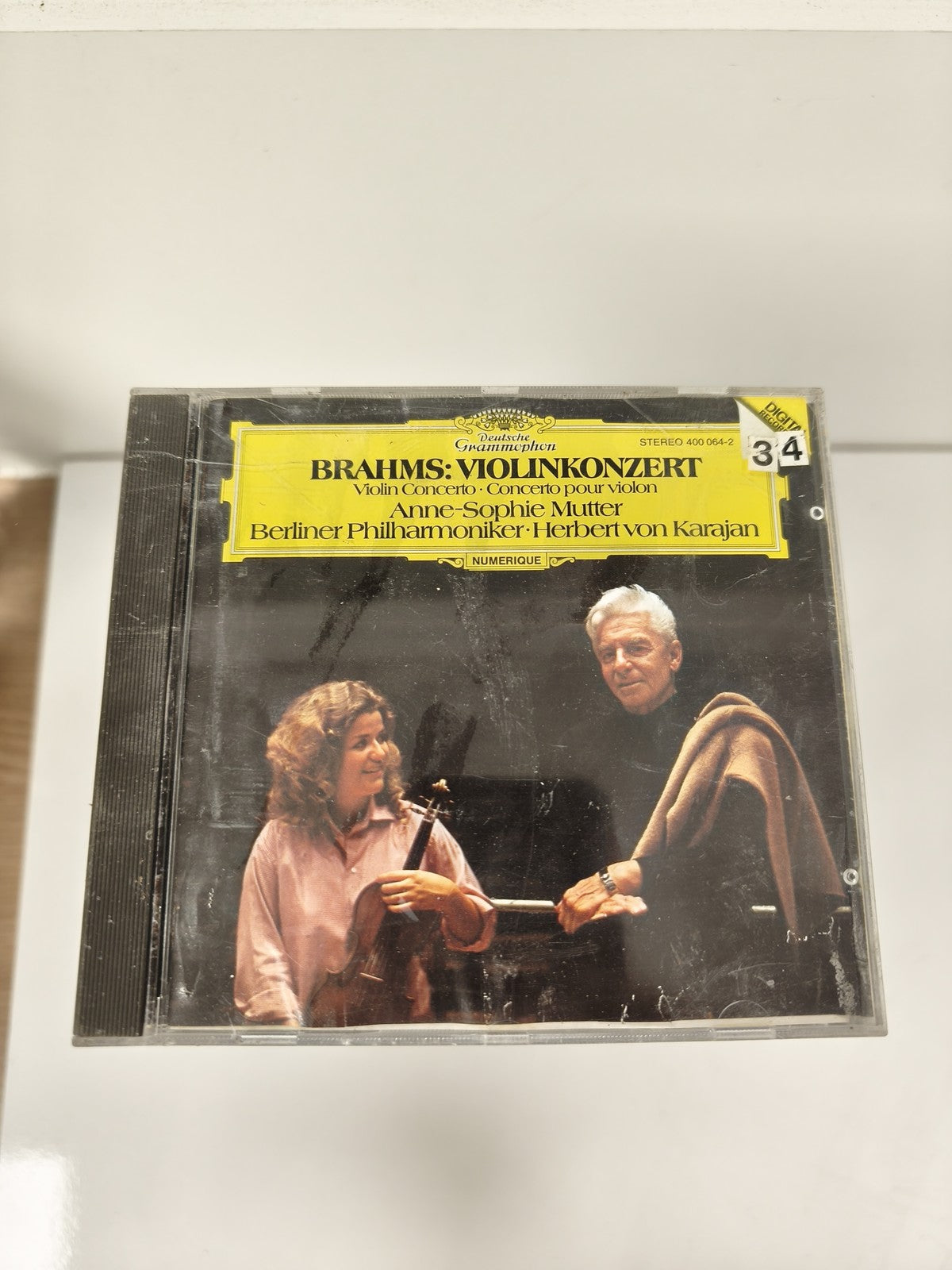 CD Brahms Violinkonzert Anne-Sophie Mutter Berliner Philharmoniker Karajan