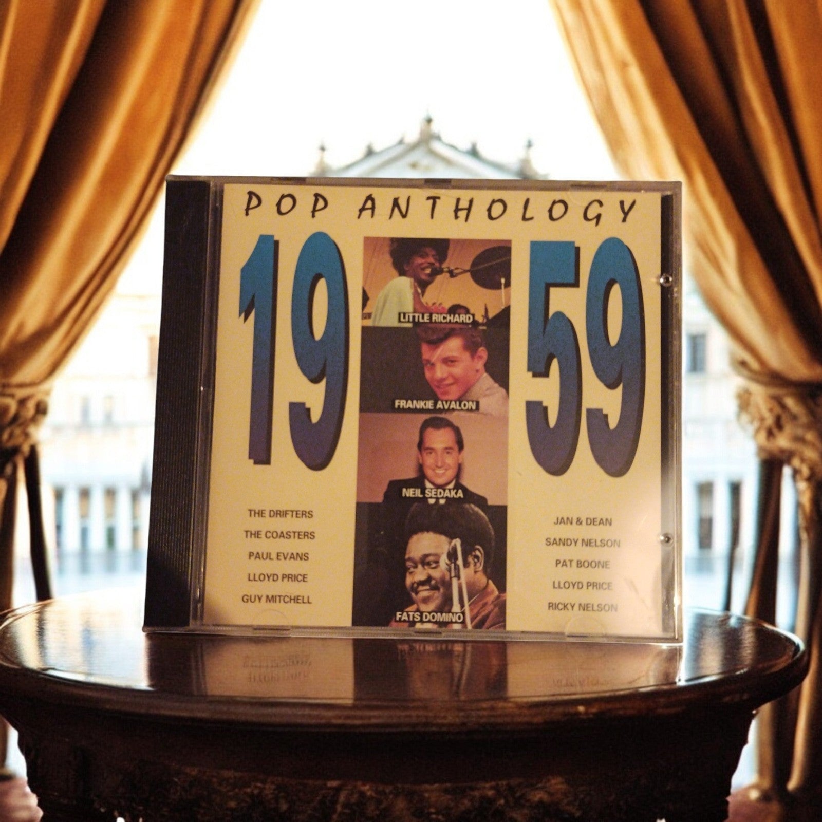 CD Pop Anthology 1959 Little Richard Frankie Avalon Neil Sedaka Fats Domino