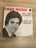 Vinyle 45T Enrico Macias Oui Moi J'espère / C'est du Soleil pochette photo