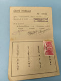 Ancienne carte fédérale philatélie 1969 Montpellier avec timbre vintage
