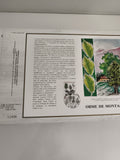 Feuillet CEF philatélie Orme de Montagne timbre 1989 illustré botanique