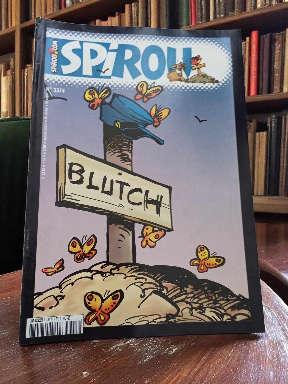 Magazine Spirou n°3374 Blutch ? BD vintage ancien numéro rare rétro