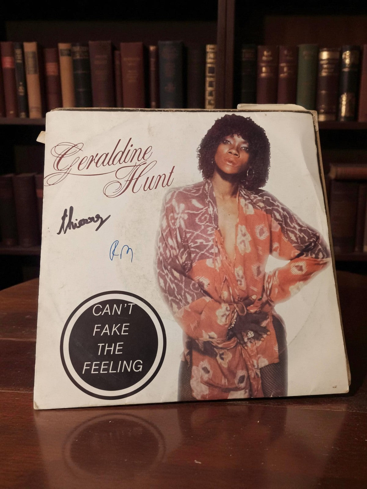45 tours Géraldine Hunt Can’t Fake The Feeling vintage disque vinyle rétro