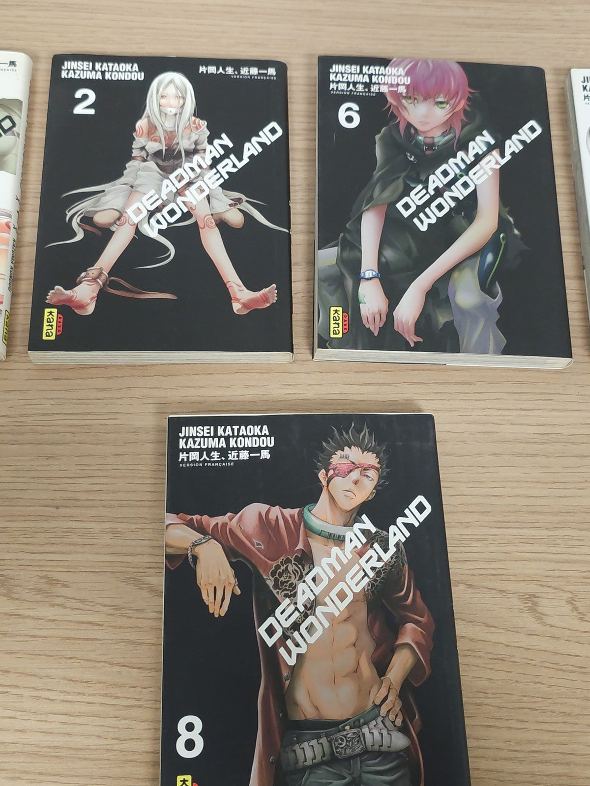 Lot de mangas Deadman Wonderland tomes variés, livres d'occasion manga VF