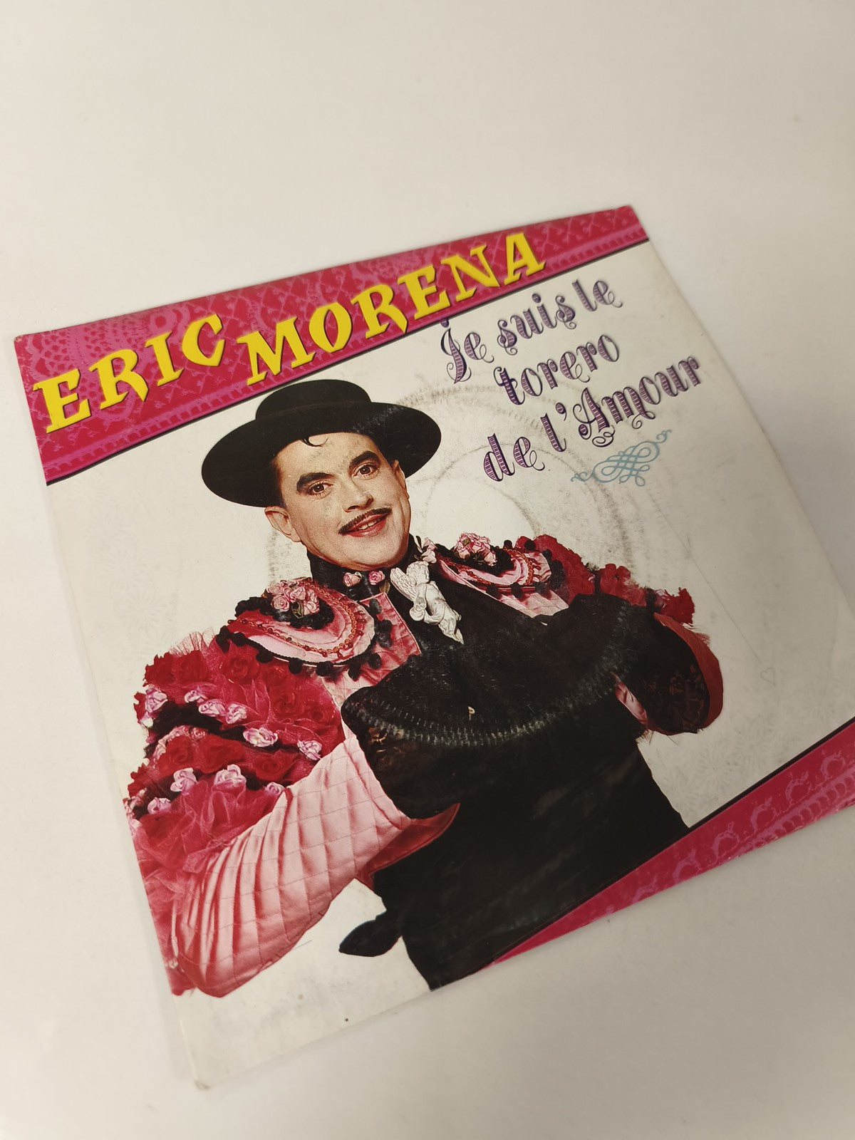 Vintage 45T Eric Morena disque vinyle ancien rétro collection chanson française