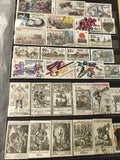 Lot de timbres Tchécoslovaquie multicolores motifs variés philatélie d?occasion