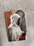 Carte postale illustrée CPA L’aveugle homme en burnous bâton colorisée