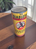 Boîte vintage Le Diablotin destructeur chimique, ramonage cheminée ancien