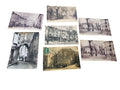 Lot 7 cartes postales anciennes Flayosc Var places rues village vintage