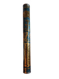 Broche acier poli de glace 1920 tube décoratif français, artisanat authentique