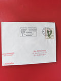 Enveloppe philatélie Monaco 1967 CIDESCO avec timbre et cachet illustré