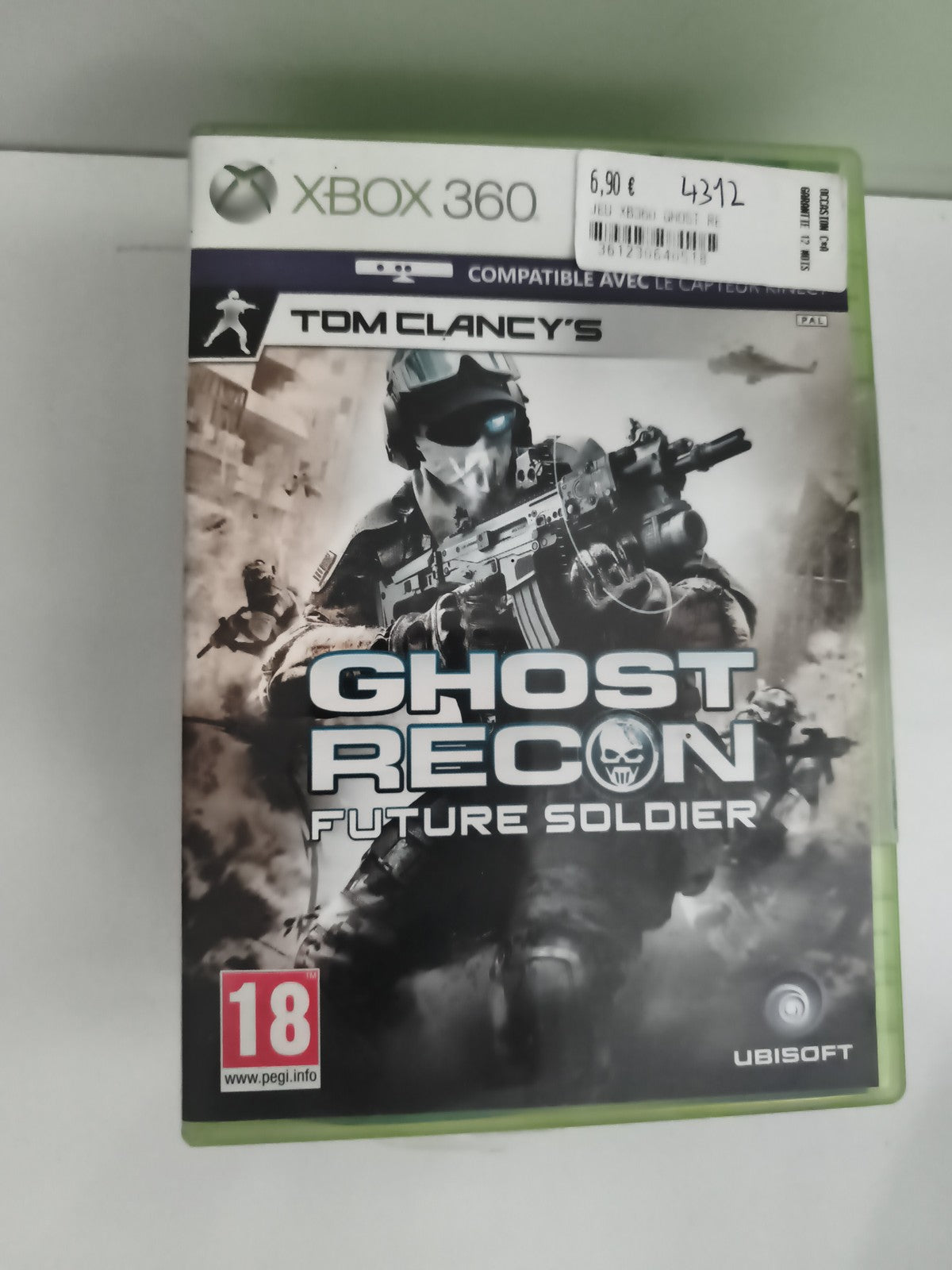 Jeu Xbox 360 Ghost Recon Future Soldier Ubisoft PEGI 18 FPS