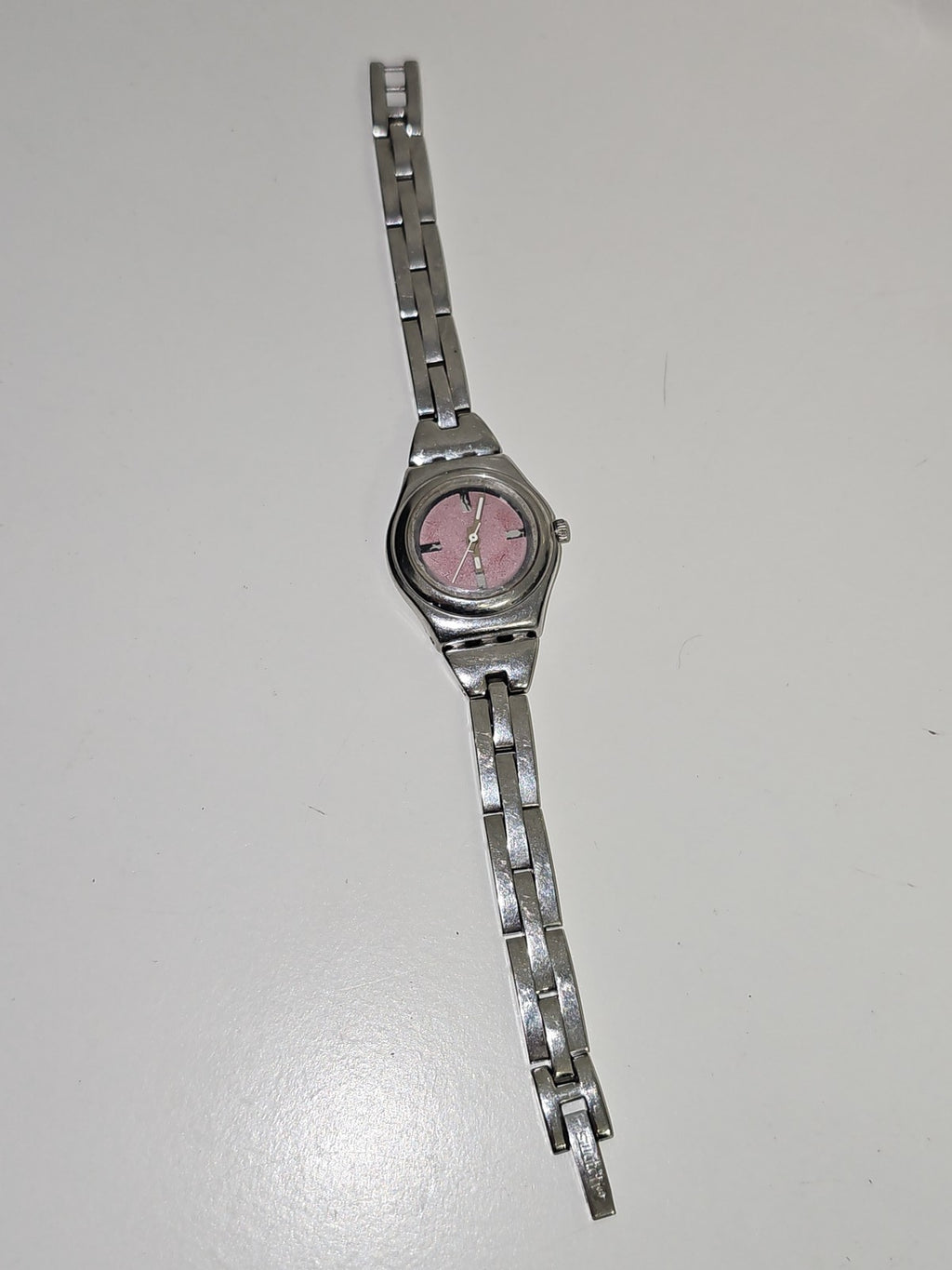 Montre Swatch Irony Audacity 1999 femme acier inoxydable, fonctionne, élégante