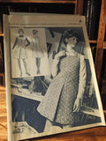 Patron couture robe femme 1969 vintage, Femmes d?Aujourd?hui, rétro ancien