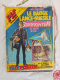 Magazine Pif Gadget n°845 vintage badge missile Starfighter années 80 rétro