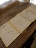 Plan ancien adduction d?eau Marseille années 30-40 travaux publics hydraulique
