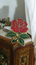 Broche Vintage Fleur en Métal Doré - Style Fantaisie