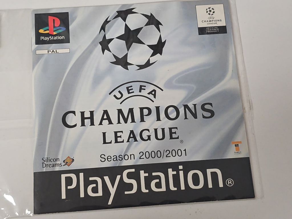 Notice originale pour jeu UEFA sur Playstation PS1, manuel d?instructions offici