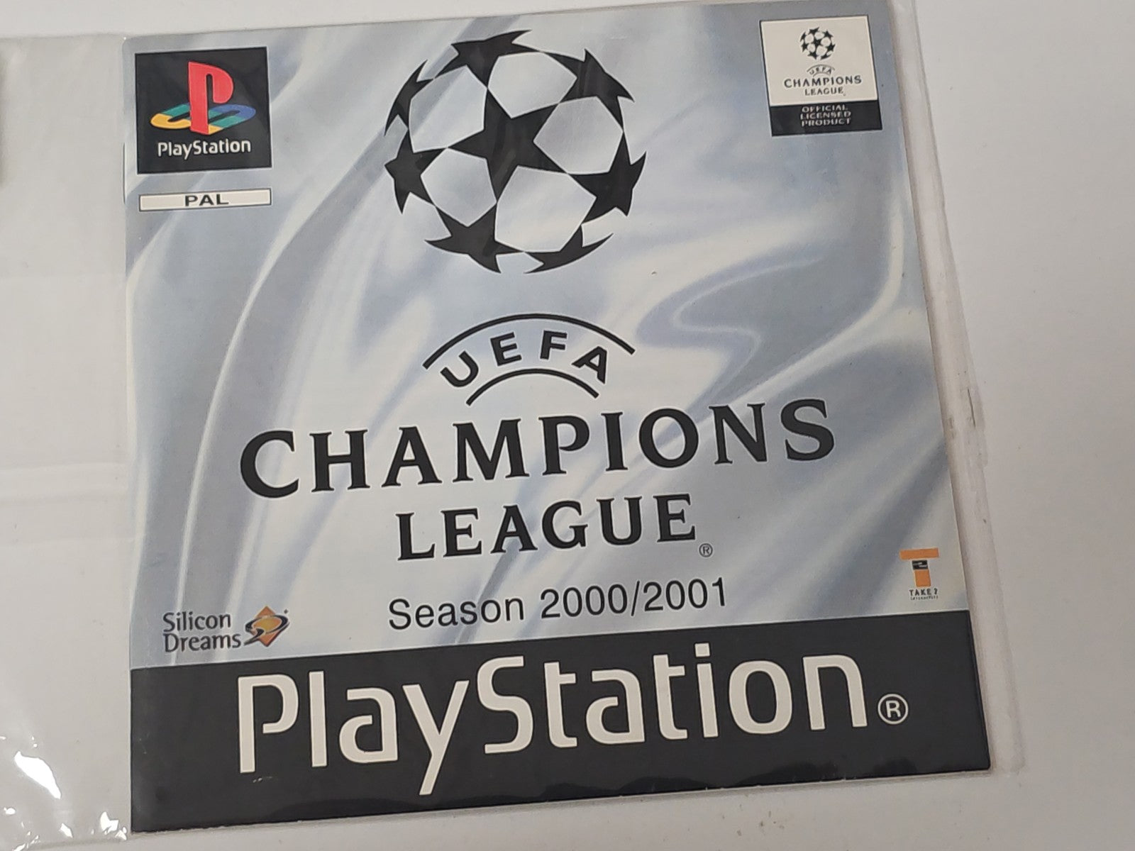 Notice originale pour jeu UEFA sur Playstation PS1, manuel d?instructions offici