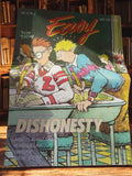 Magazine vintage Speak Easy 1984, Dishonesty, illustration pop années 80