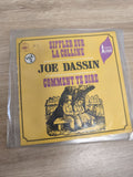 Vinyle 45T Joe Dassin Siffler sur la colline / Comment te dire pochette jaune