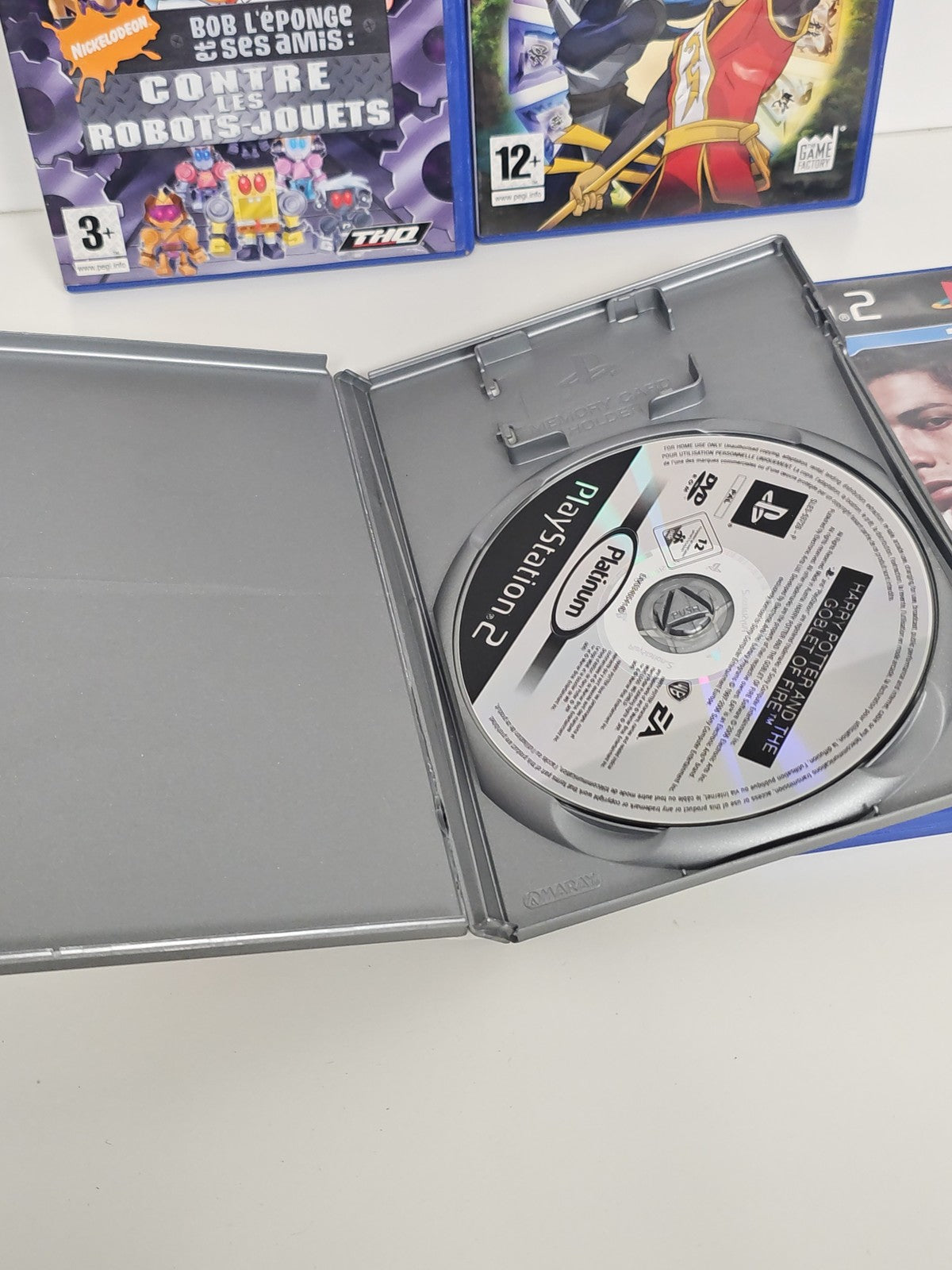 Lot 2 jeux PS2 Bob l'Éponge + La Légende du Dragon pour console Playstation 2