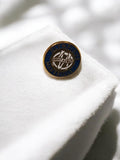 Pin's Olympique de Marseille vintage ancien badge OM bleu logo football rétro