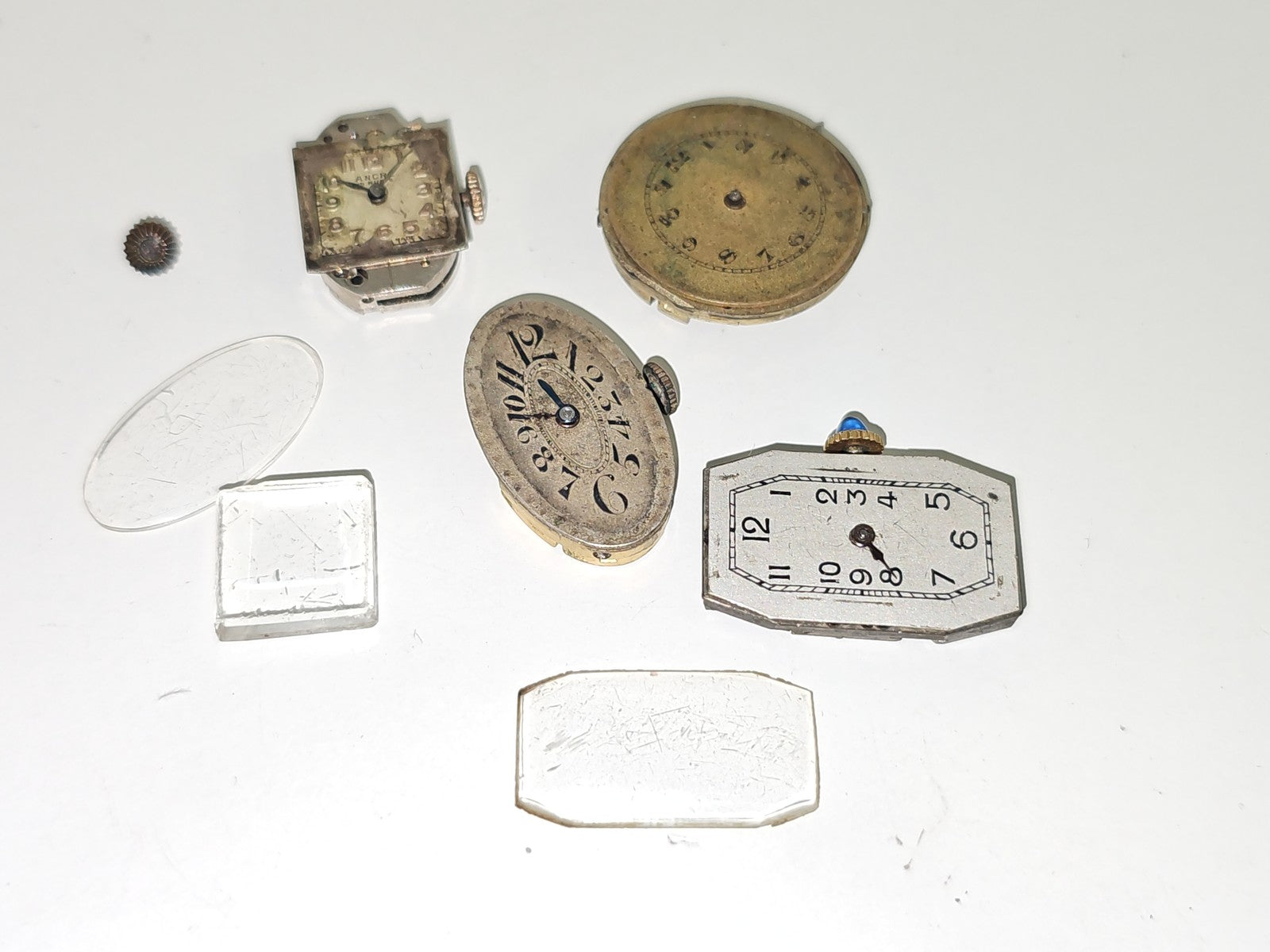 Lot montres mécaniques vintage années 1920-1950 Ancienne pour pièces rétro
