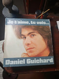 Disque vinyle 45 tours Daniel Guichard Je t’aime tu vois rétro vintage