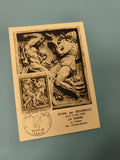 Enveloppe Premier Jour FDC La Danse Bourdelle 1968 timbre relief Paris