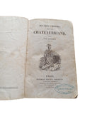 Livre ancien Chateaubriand Les Natchez Tome II 1834 Paris Pourrat frères
