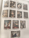 Timbres Ras al Khaima peintures célèbres lot philatélie art musée